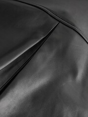Nothing Ordinary Black Leather Shirt - Image 11 of 11