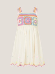 Monsoon Crochet Sleeveless Dress - Imagen 2 de 2