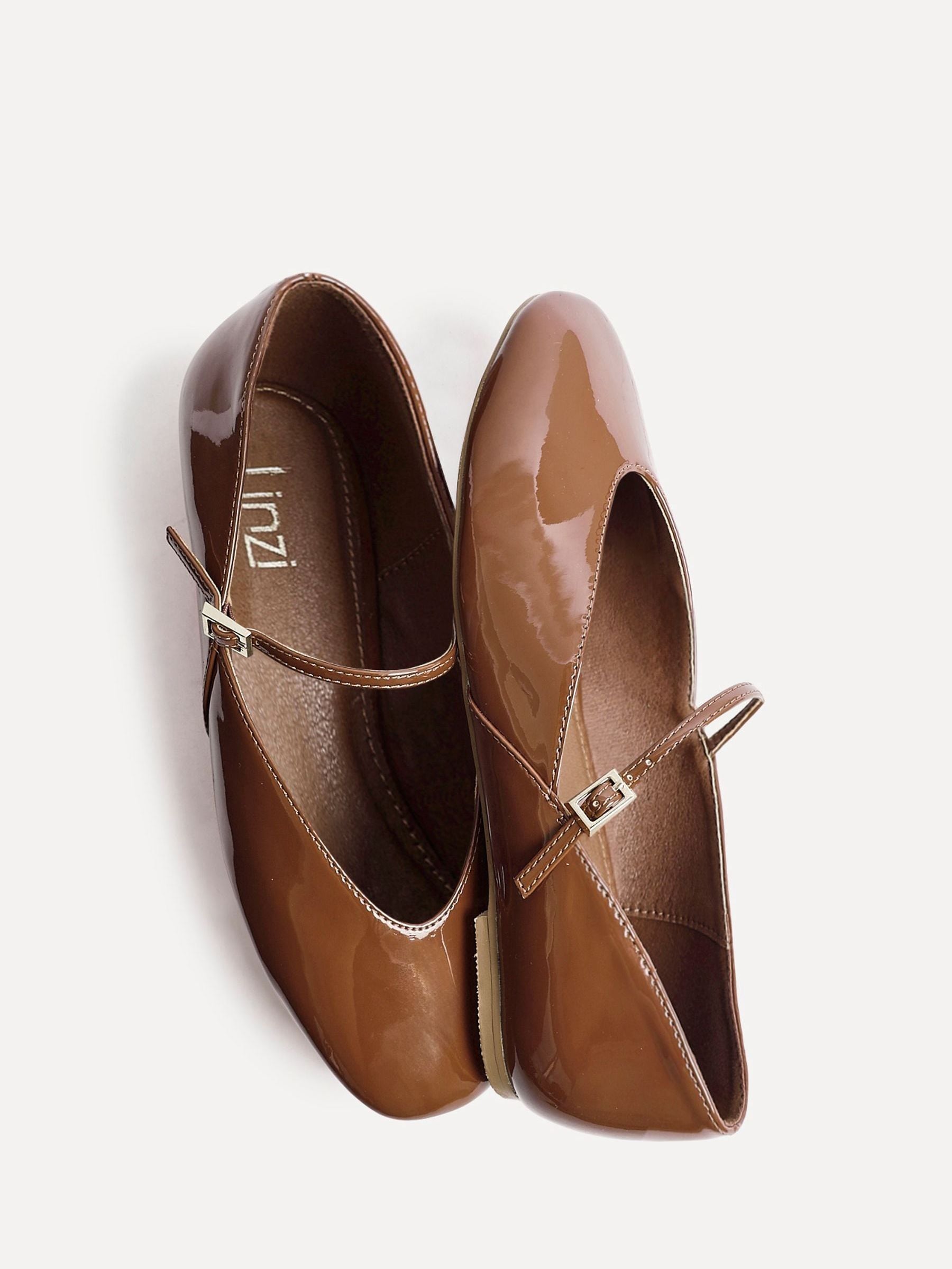 Buy Linzi Brown Hush Square Toe Mary Jane Shoes from Next USA
