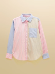 Joules Boyfriend Fit Hotchpotch Striped Oxford Shirt - Image 11 of 11