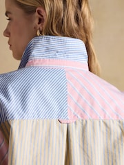 Joules Boyfriend Fit Hotchpotch Striped Oxford Shirt - Image 12 of 13