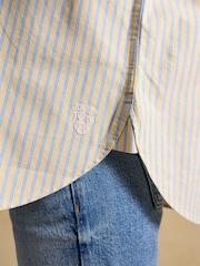 Joules Boyfriend Fit Hotchpotch Striped Oxford Shirt - Image 9 of 11