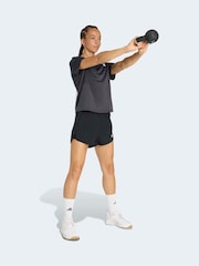adidas Black Workout Essentials 2In1 Shorts - Image 5 of 5