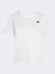 adidas White Workout Essentials Crew Neck T-Shirt - Image 6 of 6