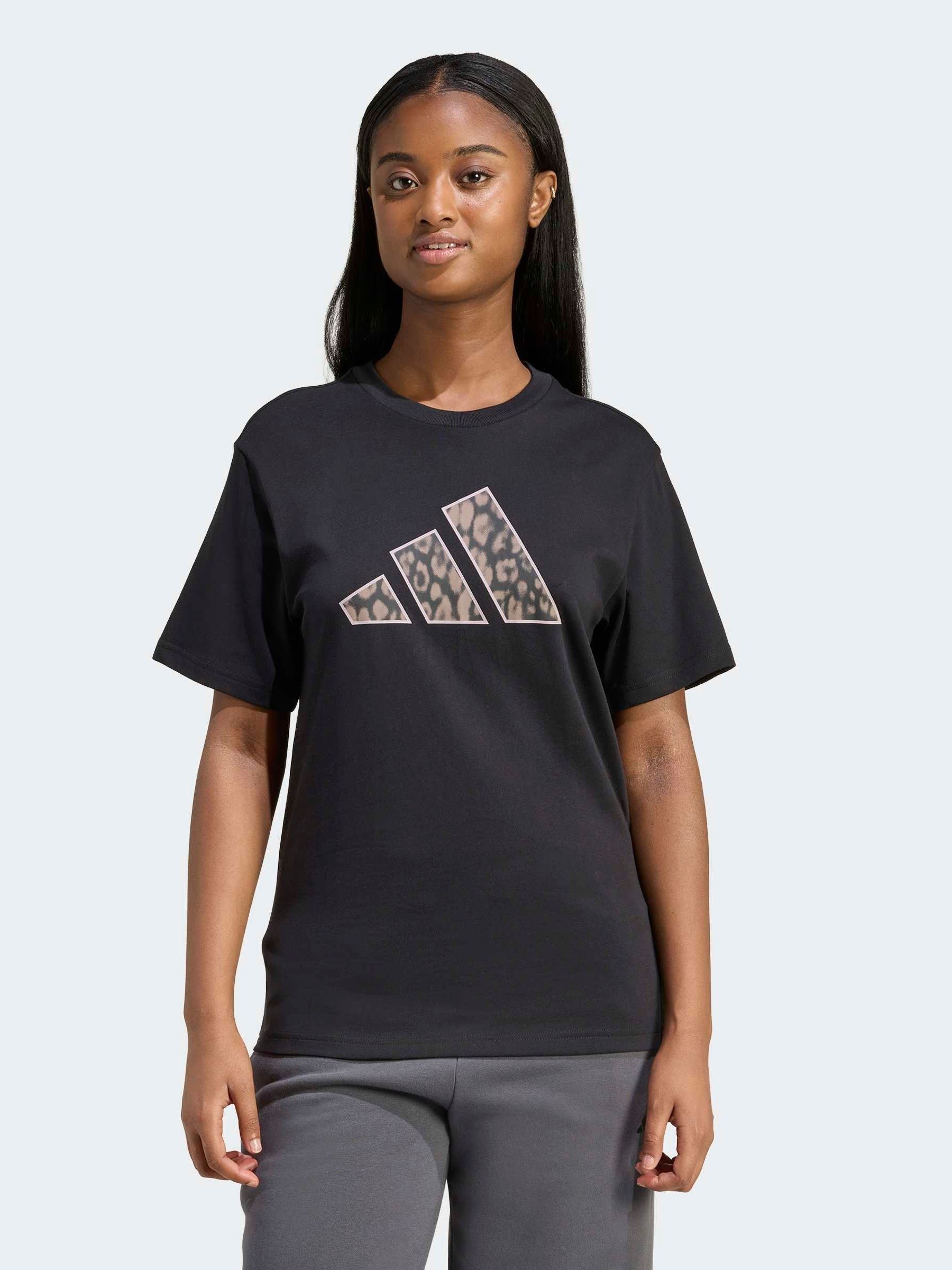 Buy adidas Black Animal Print T-Shirt from Next South Africa