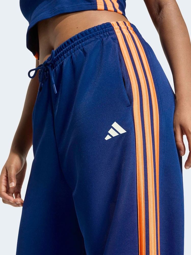 adidas Stadium 3 Stripes Tracksuit Pants Black L Woman
