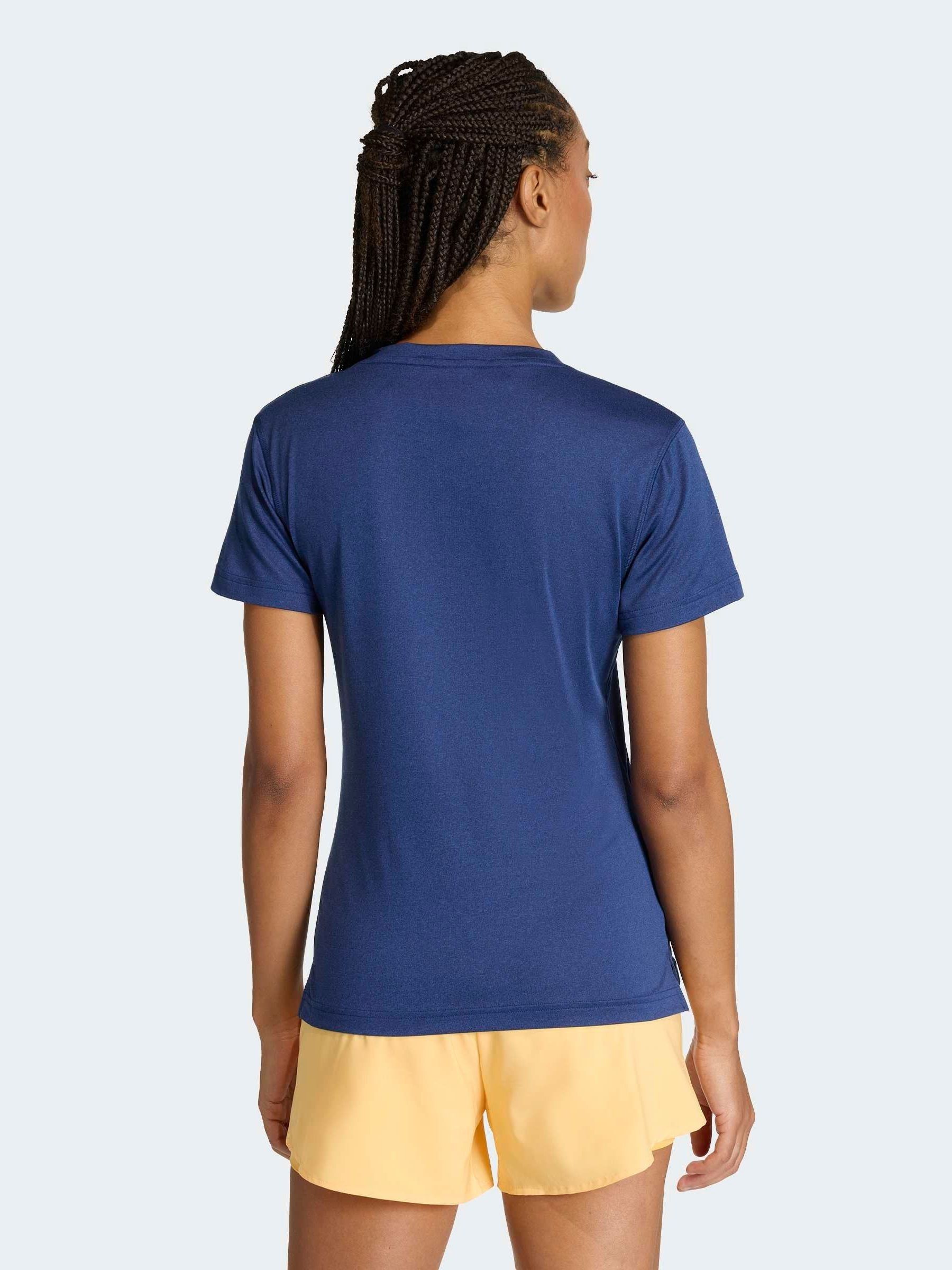 Buy adidas Blue Workout Essentials V Neck T Shirt from the Next UK