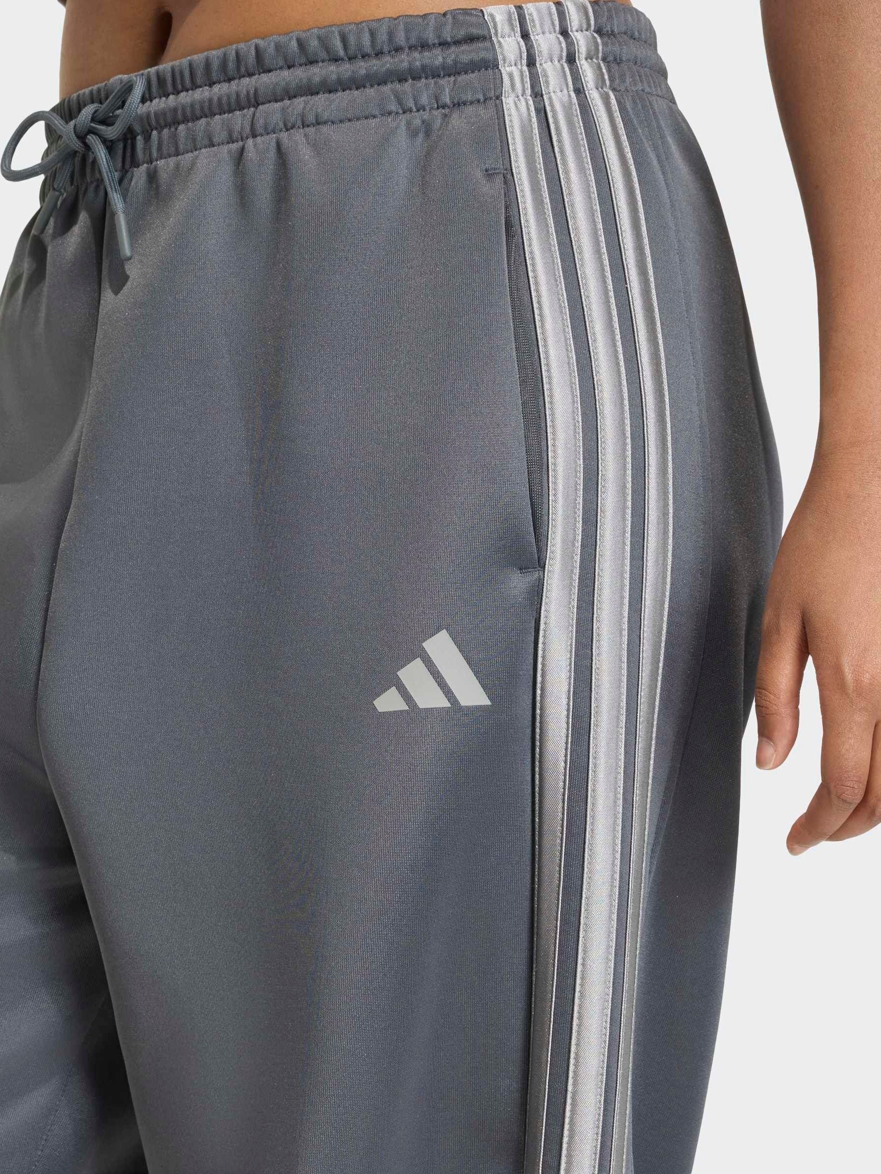 Buy adidas Dark Grey Stadium Loose Fit 3-Stripes Trackpant