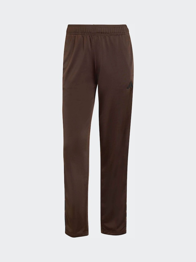 adidas Brown 3-Stripes Leopard Print Tracksuit - Image 8 of 8