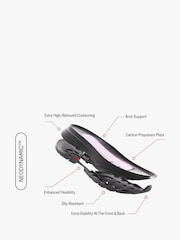 أسود - FitFlop F-Mode Flow Sequin Suede Leather Flatform Sneakers - صورة 7 من 11