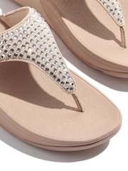 FitFlop Lulu Maxi Crystal Toe Post Black Sandals - Image 5 of 5
