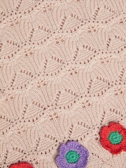 Monsoon Natural Crochet Flower Knit Top - Image 3 of 3