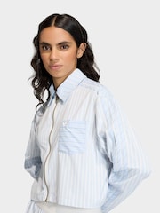 adidas originals Blue Poplin Shirt - Image 4 of 5