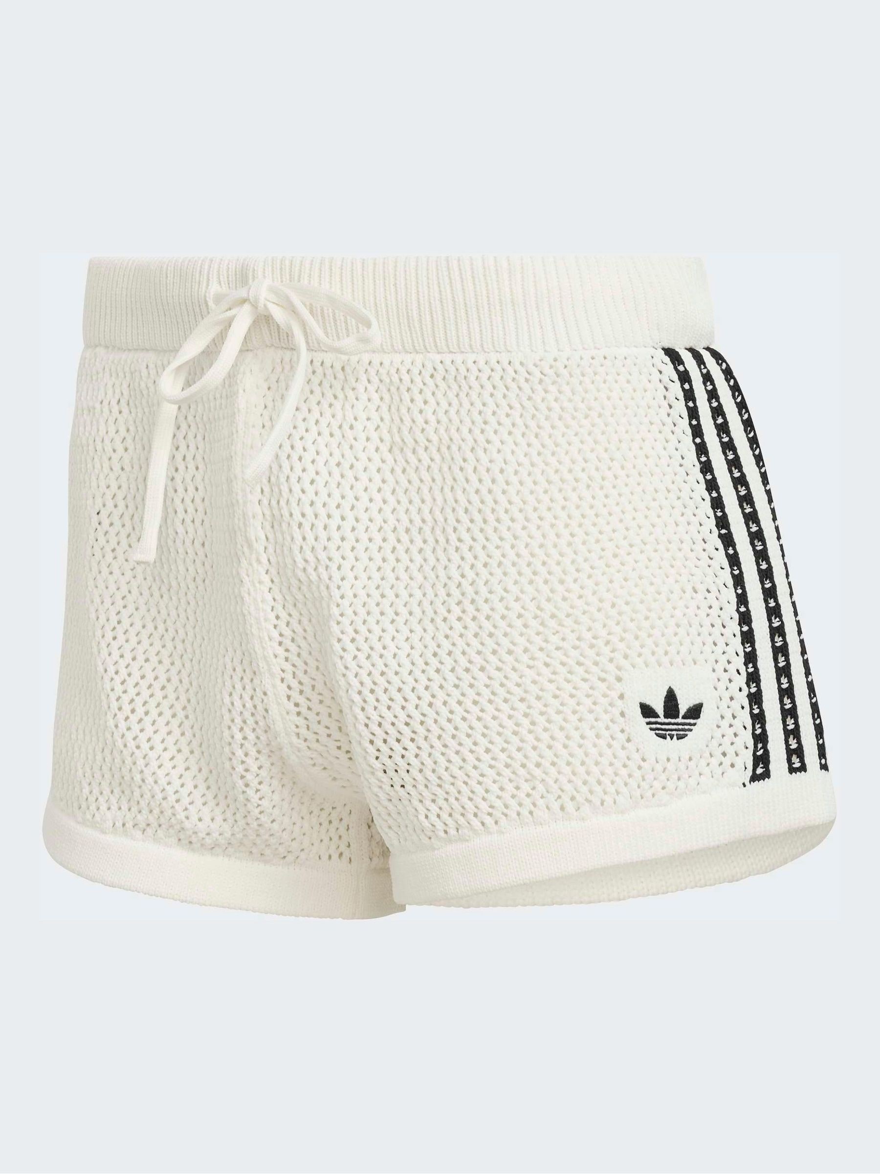 Buy adidas Originals White Crochet Shorts from Next USA