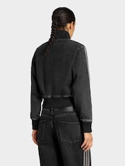 adidas Originals Black Firebird Track Top Denim - Image 2 of 6