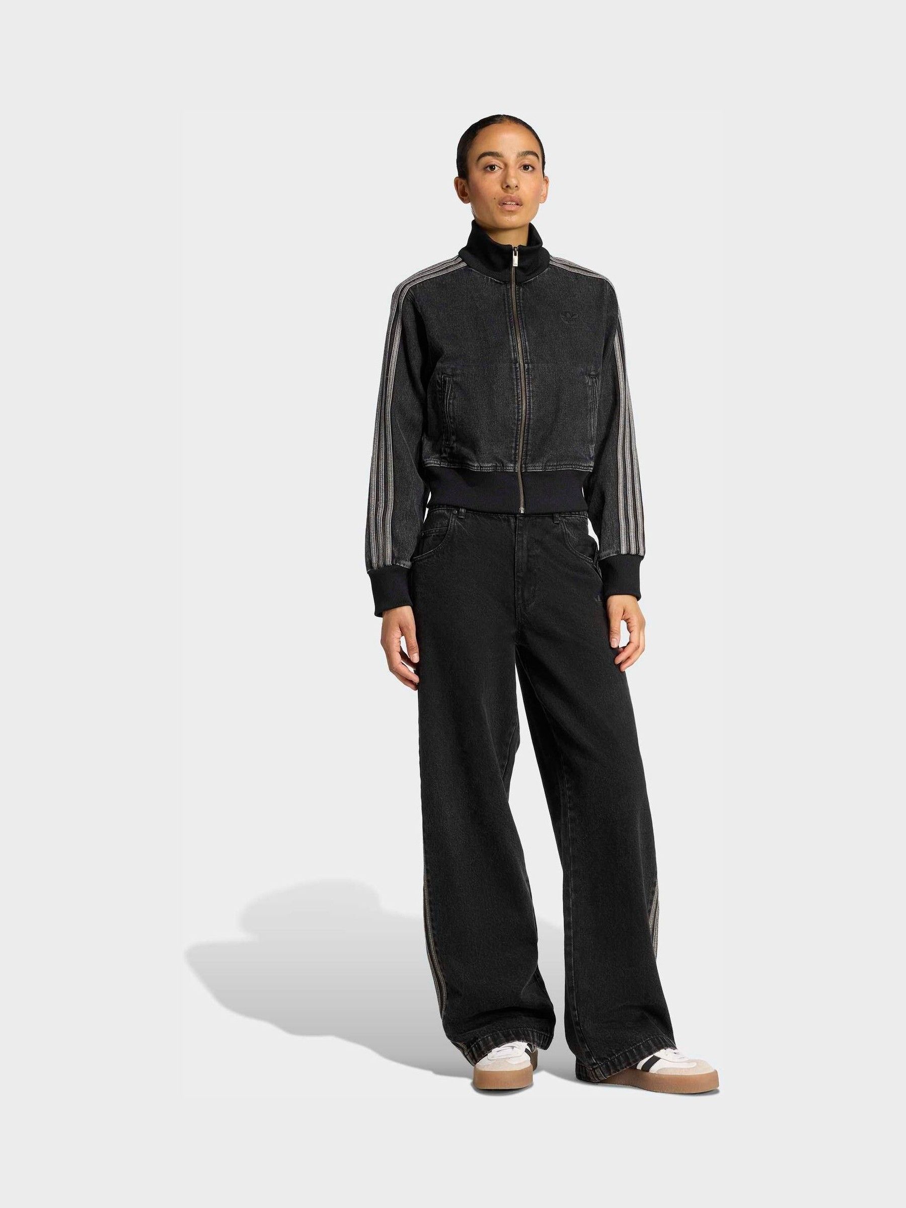 Buy adidas Originals Black Firebird Track Top Denim from Next