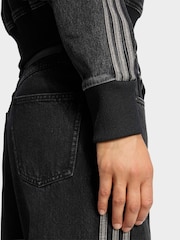 adidas Originals Black Firebird Track Top Denim - Image 5 of 6