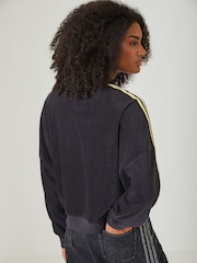 adidas originals Brown Towel V-Neck Top - Image 3 of 5