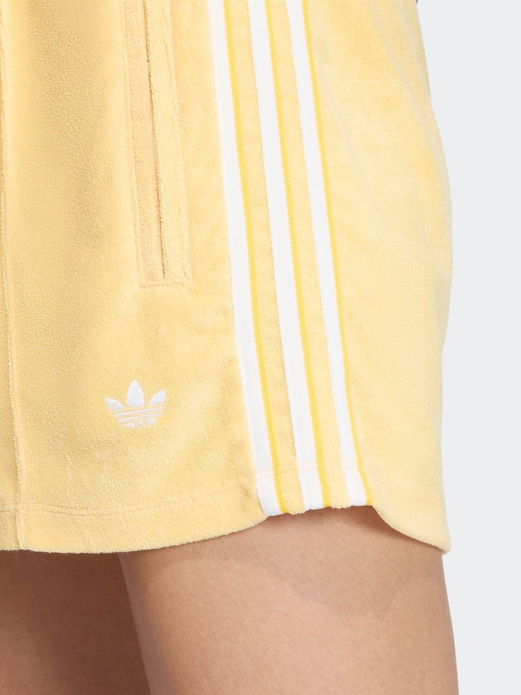 adidas Originals Yellow Towel Firebird Shorts - Image 5 of 5 adidas Originals Yellow Towel Firebird Shorts - Image 5 of 5