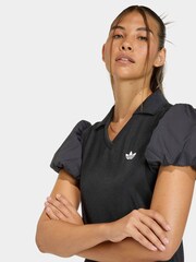 adidas Originals Black Balloon Dress - Image 4 of 6
