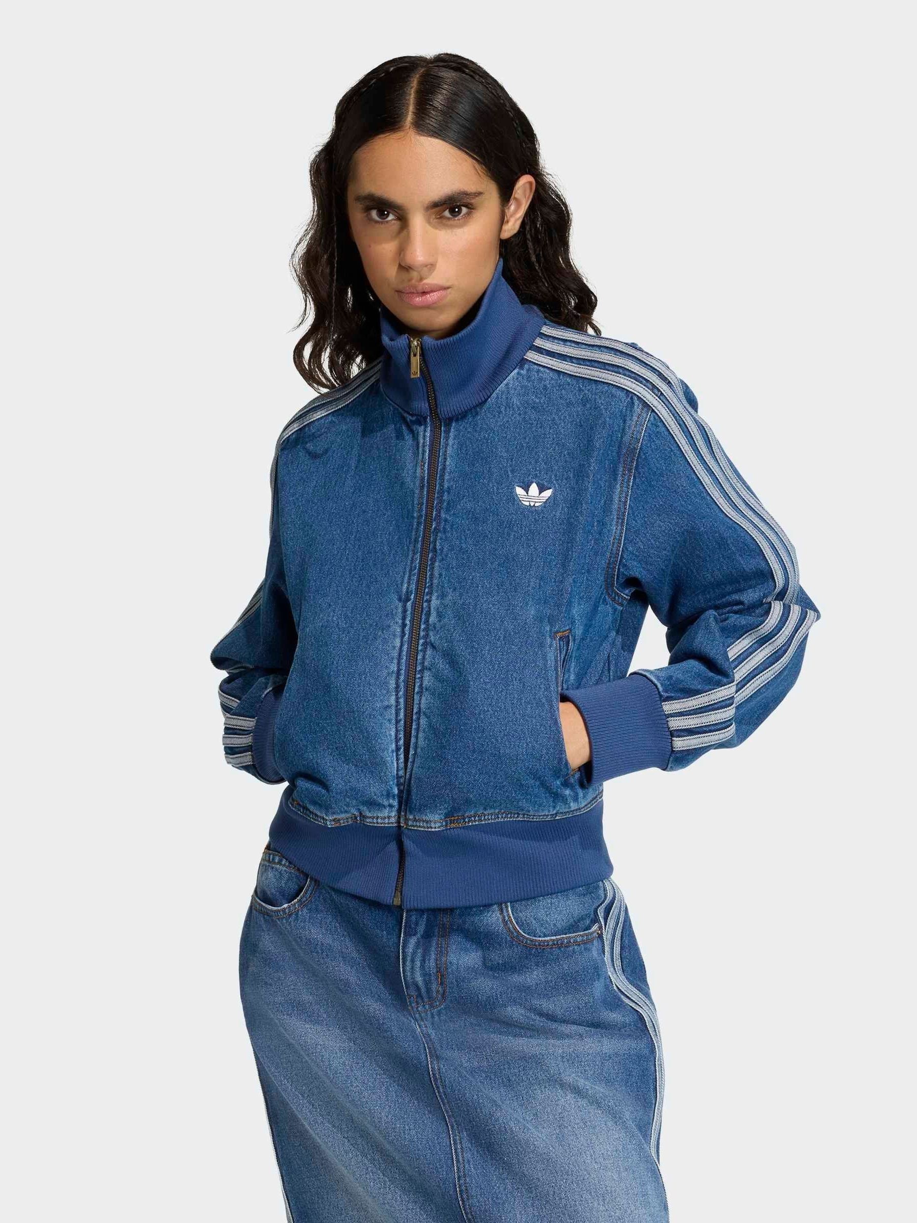 Buy adidas Originals Red Firebird Track Top Denim from Next USA