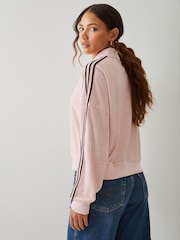 adidas originals Pink Towel V-Neck Top - Image 3 of 4