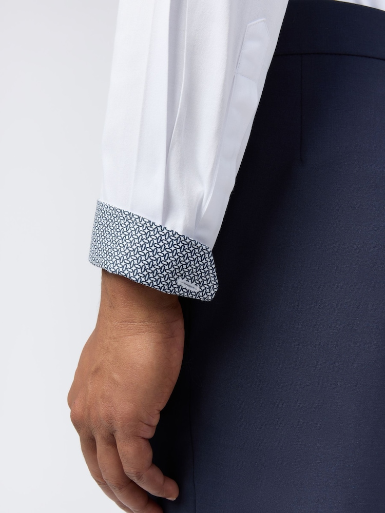 Ted Baker Tailoring Slim Emile Stretch White Shirt - Image 5 of 5 Ted Baker Tailoring Slim Emile Stretch White Shirt - Image 5 of 5