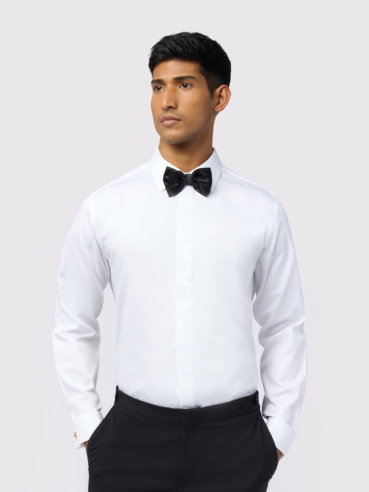 Ted Baker Tailoring Slim Ottila Stretch Dc White Shirt - Image 1 of 3