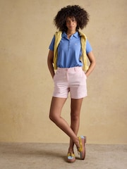 Joules Pink Chino Shorts with Elasticated Waist - Image 3 of 7