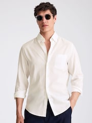 MOSS White Lightweight Oxford Shirt - Image 1 of 4