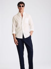MOSS White Lightweight Oxford Shirt - Image 2 of 4