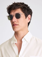 MOSS White Lightweight Oxford Shirt - Image 3 of 4