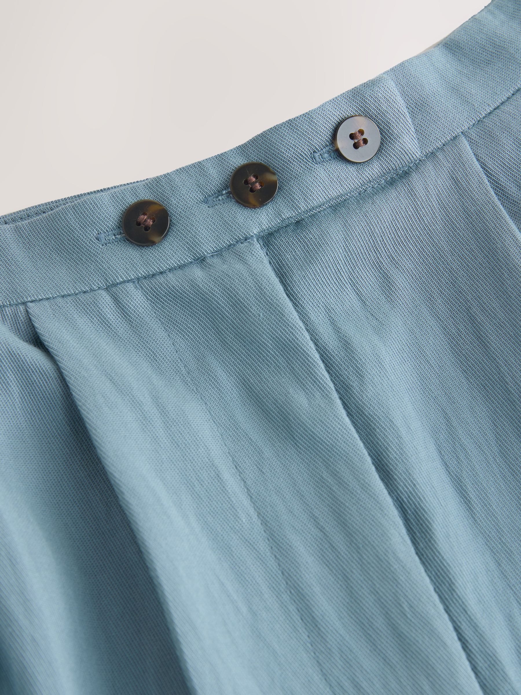 Buy Light Blue Superwide Pleated Trousers from Next USA