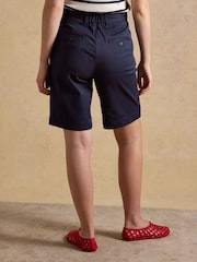 Joules Navy Bermuda Chino Shorts With Elasticated Waist - Image 2 of 6