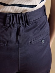 Joules Navy Bermuda Chino Shorts With Elasticated Waist - Image 5 of 6