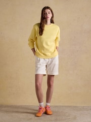 Joules Bay White Smart Tailored Shorts - Image 3 of 6