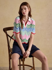 Joules Bay Navy Smart Tailored Shorts - Image 6 of 7