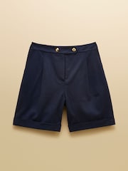 Joules Bay Navy Smart Tailored Shorts - Image 7 of 7