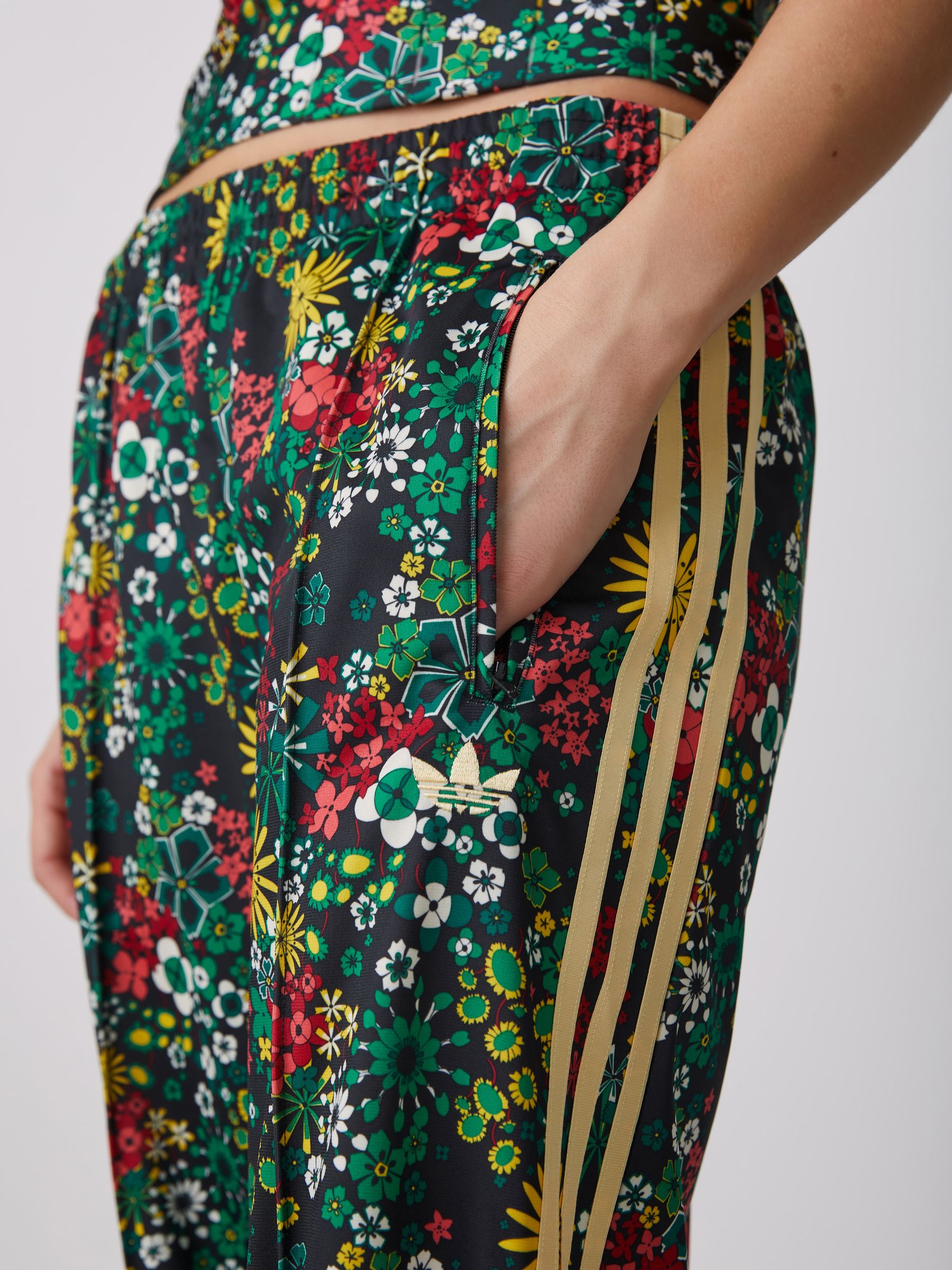Buy adidas Originals Black x Liberty London Firebird Trackpants