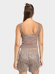 adidas Originals Brown Aop Tank Top - Image 2 of 6