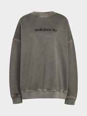 შავი - adidas Originals Essential Linear Sweatshirt - სურათი 6 6-დან