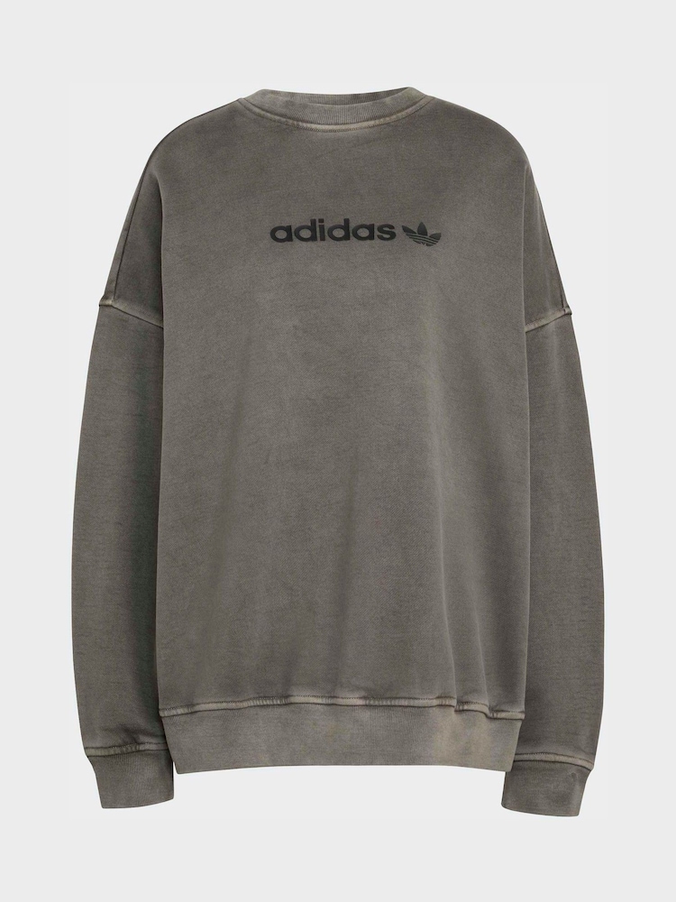 შავი - adidas Originals Essential Linear Sweatshirt - სურათი 6 6-დან