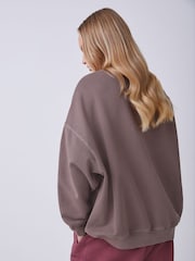 ყავისფერი - adidas Originals Essential Linear Sweatshirt - სურათი 3 4-დან