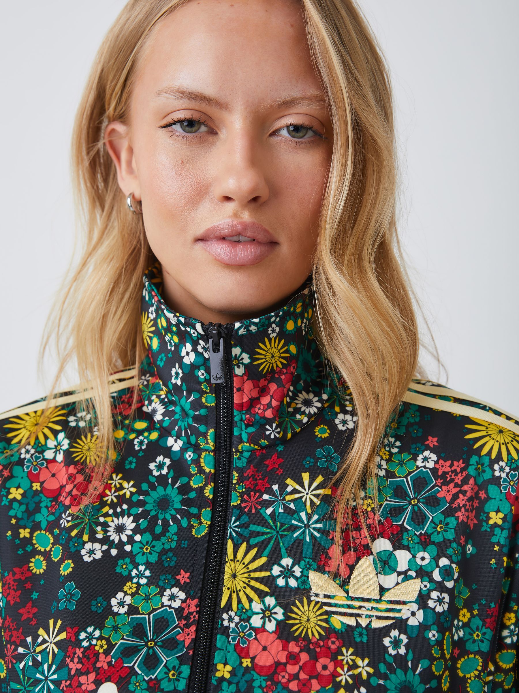 Buy adidas Originals Black X Liberty London Firebird Tracktop from