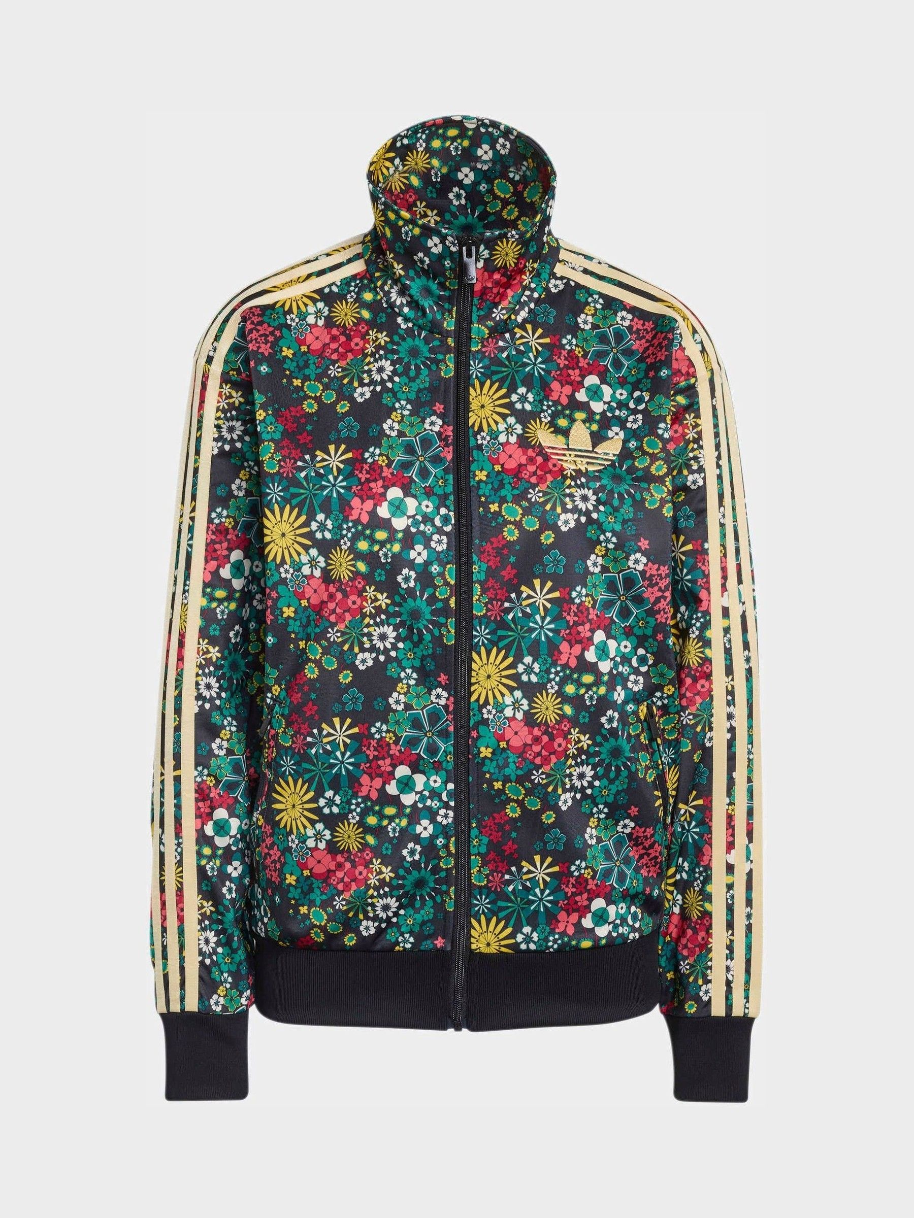 Buy adidas Originals Black X Liberty London Firebird Tracktop from