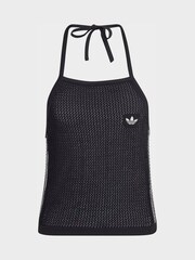 adidas Originals Black Crochet Knit Top - Image 5 of 5
