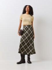 adidas Originals Orange Smocked T-Shirt - Image 2 of 4