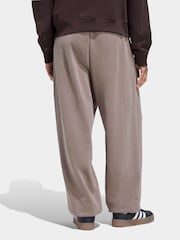 adidas Originals Brown Essentials Linear Boyfriend Washed Joggers - Image 2 of 6