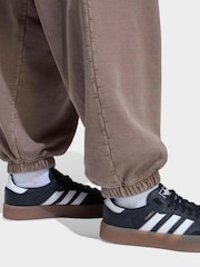 adidas Originals Brown Essentials Linear Boyfriend Washed Joggers - Image 5 of 6
