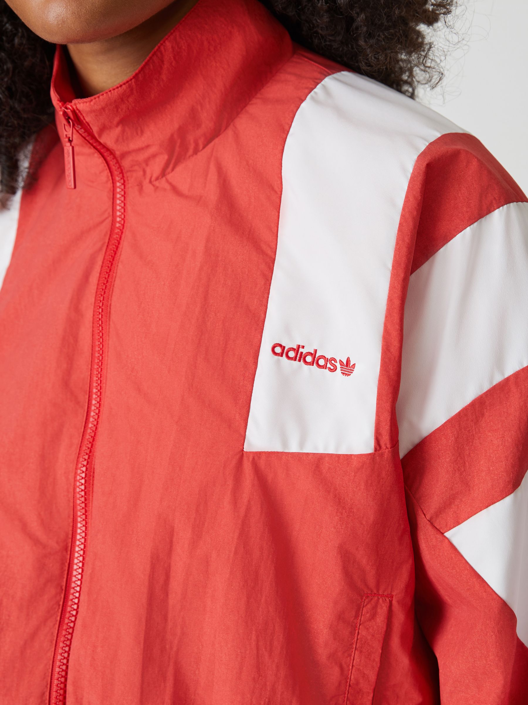 Buy adidas Originals Red Blocked Washed Zip Track Top from Next